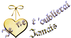 Gif animé amour je t'oublirai jamais